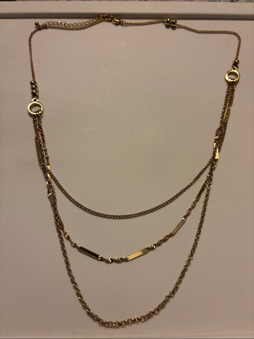 Gold Multi-Layer Women's Necklace